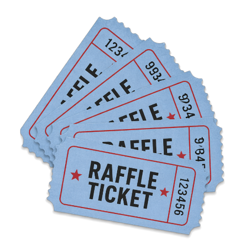 Five raffle tickets